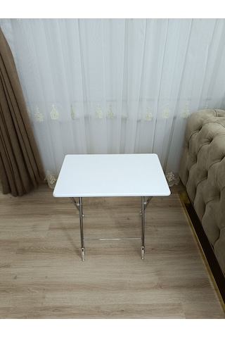 Çanta Zigon Sehpa,4'lü Sehpa, Zigon Sehpası, Mdf Mebran - Beyaz