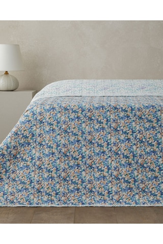 English Home Blossom Haze Tek Kişilik Çok Amaçlı Örtü 160x220 Cm Mor Mor
