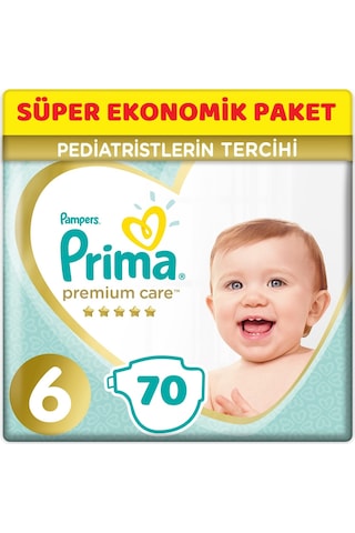 Prima Premium Care Bebek Bezi 6 Numara XL (13+Kg) 70 Adet