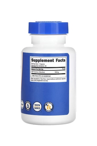 Nutricost Cdp Choline Citicoline 300 Mg 60 Capsules