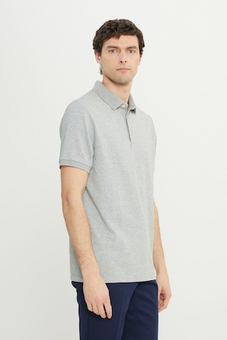 AC&Co / Altınyıldız Classics Erkek Beyaz Pamuklu Comfort Fit Rahat Kesim Polo Yaka Jakarlı Tişört Beyaz