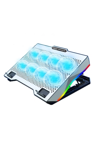 8 Fan Ayarlanabilir Notebook Laptop Soğutucu Telefon Tutucu Fc979