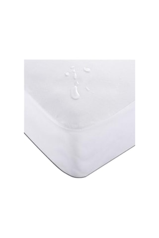 Sıvı Geçirmez Yatak Alezi Fitted 160x200+30 Cm Micro Yumuşak Beyaz