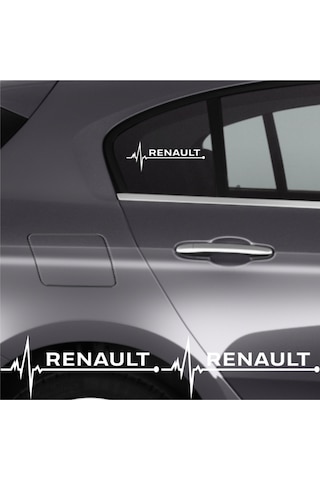 Renault Taliant Için Uyumlu Aksesuar Oto Ritim Sticker 2 Adet 20 9 Cm