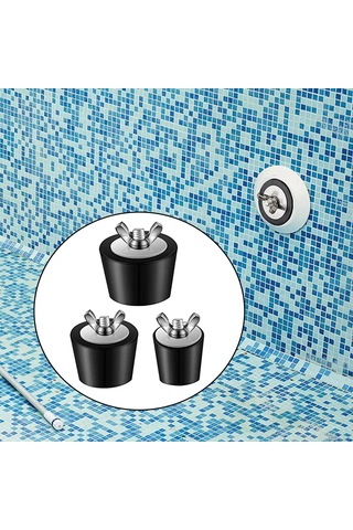 Homyl 3x 25mm/38mm/51mm Havuz Kışlama Fişi Uydurma Parçaları