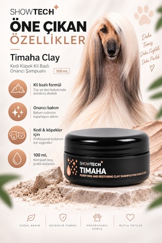 Showtech Timaha Köpek Onarıcı Şampuanı 100 Ml 10:1 Konsantre Şampuanı
