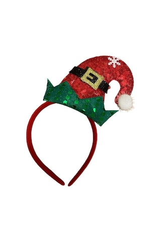 Yılbaşı Tacı Kırmızı Pullu