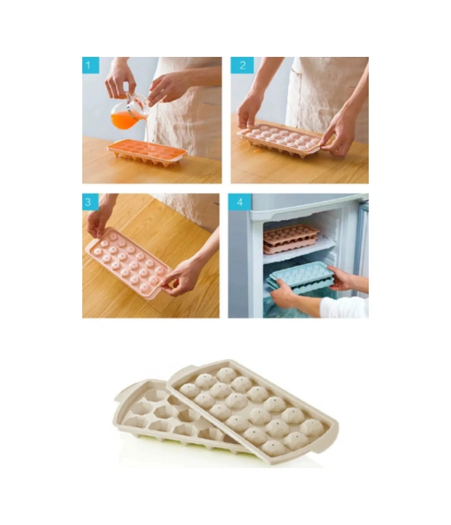 River World Buz Kalıbı 18 Bölmeli Elmas Modelli Çok Renkli