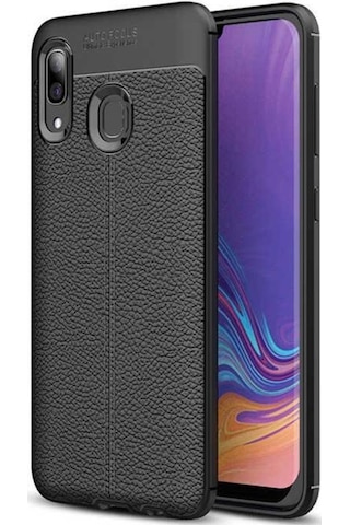 Huawei Honor 8C Kılıf Zore Niss Deri Desenli Silikon Kılıf