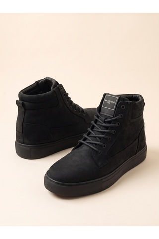 Bafaş 371616hn Siyah Hakiki Dana Derisi Bilekli Erkek Sneaker