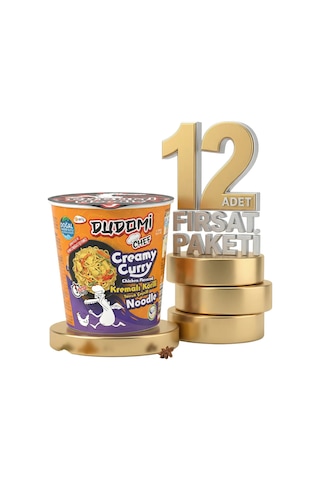 Dudomi Bardak Kremalı Körili Tavuk 12x80 Gr