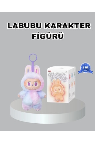Dekoratif Yumuşak Labubu Peluş Figür Koleksiyonluk Ve Çocuklara Uygun Hediye 20 Cm