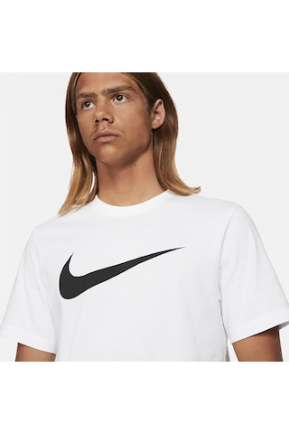 Nike Beyaz Erkek Günlük T-shirt Sportswear Swoosh Dc5094-100 001