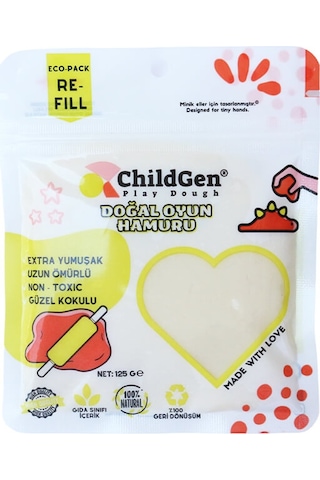 ChildGen 125gr Kartuş Oyun Hamuru - Beyaz