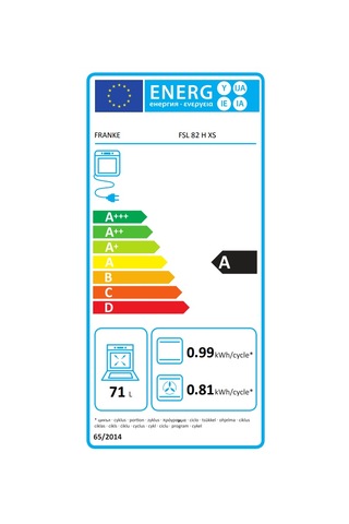 Franke FSM 82 H XS Black Glass Inox Fırın