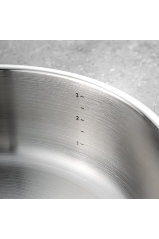 Jumbo Web New Lyon 7 Parça Çelik Tencere Seti Gümüş