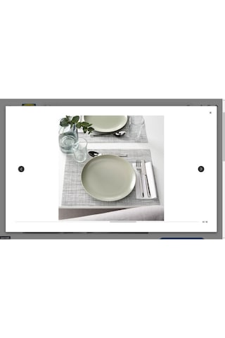 Fargklar Servis Tabak Seti, Açık Yeşil, 26 Cm, 4 Adet