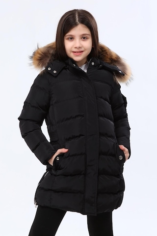 Benitto Kids Kız Çocuk Kaban 1249-siyah Siyah