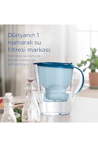 BRITA Marella XL 3x Maxtra Pro All-In-1 Filtreli Su Arıtma Sürahisi - Grafit 3,5 lt