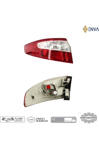 Renault Fluence Sol Dış Arka Far Stop Lambası 2010-2014 Duysuz