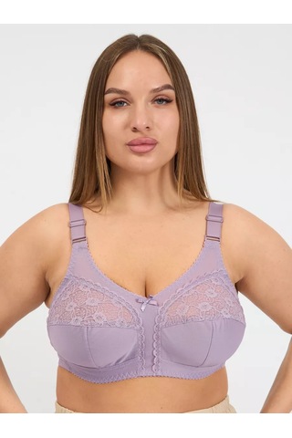 Lavandına Büyük Beden Kadınlar İçin Korsesiz Sütyen 212180314 Kahverengi
