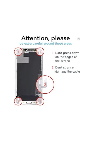 Apple iPhone Uyumlu 13 A Kalite Ön Lcd Ekran Dokunmatik Sıvı Bandı Kırılmaz Tamir Seti Set