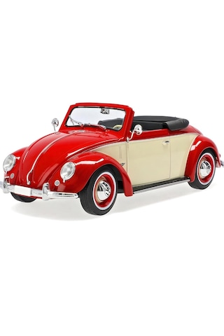 Kk Scale 1:18 Vw 1200 Hebmüller Cabrio 1949 Rot/creme Limited Edi
