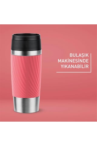 Travel Mug Easy Twist Termos Kırmızı - 0.36l 002 Kırmızı