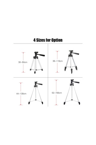 Geeksen Yüksekliği Ayarlanabilir 150cm Hafif Tripod, Seyahat Ve Video Çekimleri İçin Taşınabilir, 20 Adet/kutu