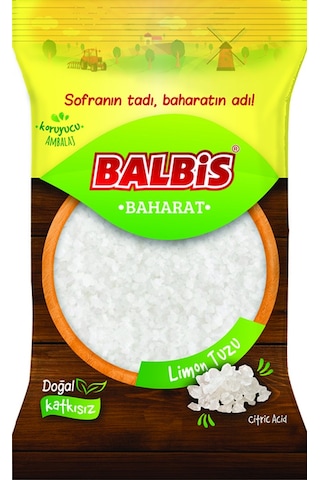 Balbis İri Taneli 7 Numara Limon Tuzu 60 G Balbis İri Taneli 7 Numara Limon Tuzu 60 G