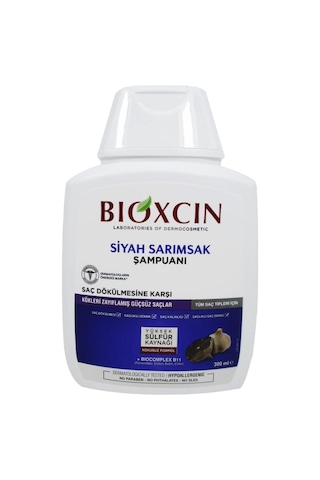 Bioxcin Saç Dökülmesine Karşı Siyah Sarımsak Şampuanı 300 ML
