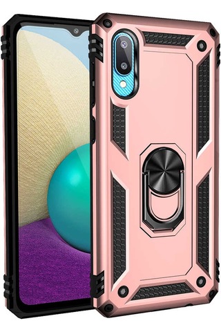 Zore Galaxy Uyumlu A02 Kılıf Vega Kapak - Rose Gold Rose Gold