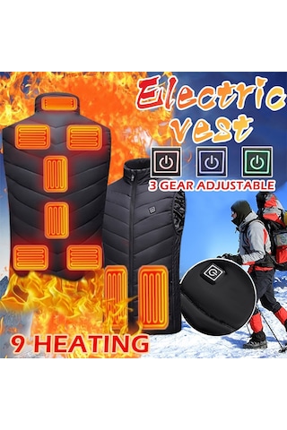 CBTxGlobal Outdoor Kayak Balıkçılık İçin Isıtmalı Dış Mekan Isıtmalı Ceket 001