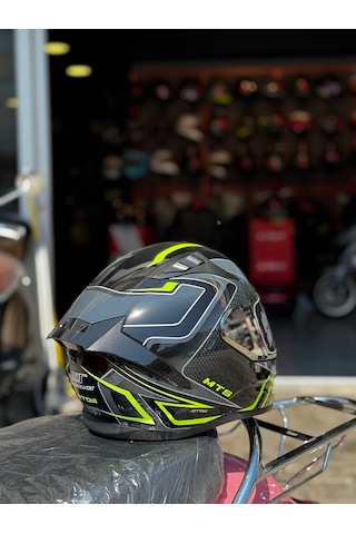 Mts Fullface Kask Ece2206 Sertifikalı Güneş Vizörlü Açık Beyaz