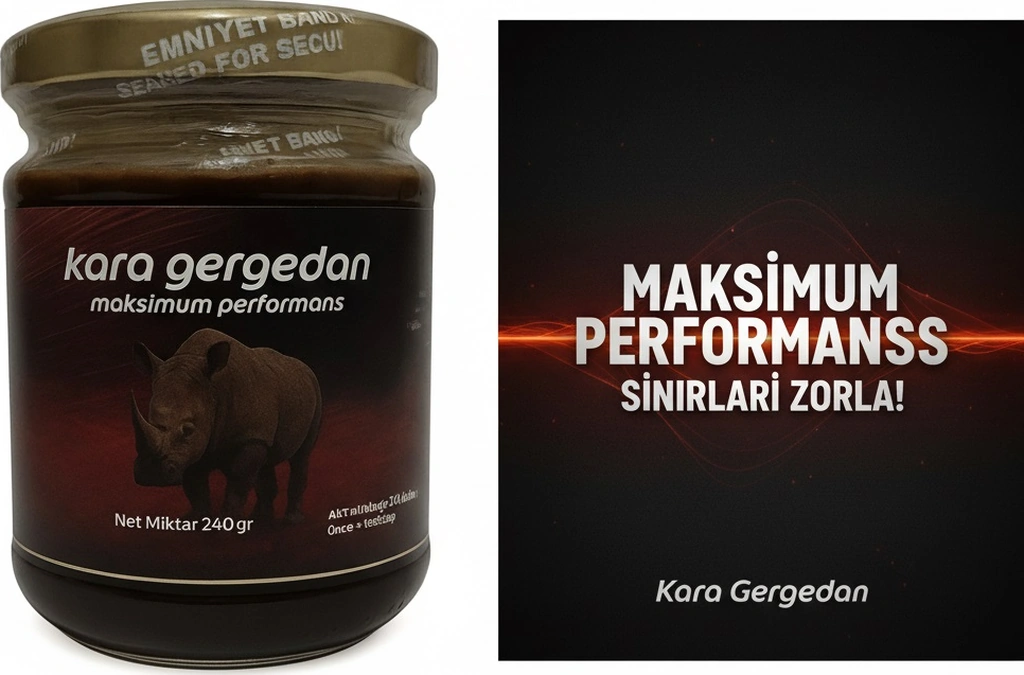 Kara Gergedan Performans Macun 240 Gr