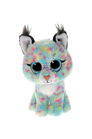 Ty Beanie Babies Mavi Vaşak Lynx 15 Cm Pembe