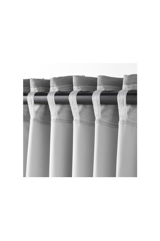 Ikea Vılborg Fon Perde 145x300 Cm Gri