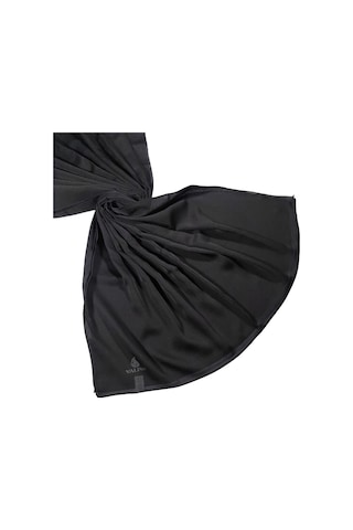 Mim Eşarp Mısırlı Eşarpları Düz Renk Vual Twill Şal Siyah