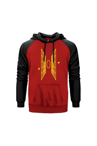 Paralel Evren Geçişi Gri Renk Reglan Kol Sweatshirt