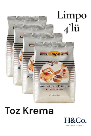 Limpo Avantaj Paket 4lü Toz Krema - Pastacı Kreması