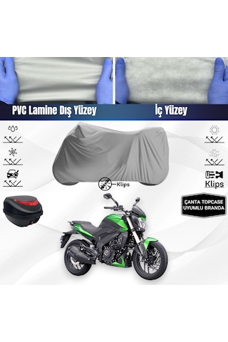 Bajaj Dominar 400 Ug Motosiklet Brandası Çanta Topcase Uyumlu Motor Branda