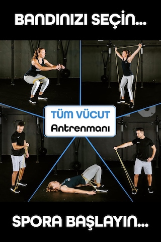 5kg Barfiks Lastiği Gym Resistance Band Antrenman Kas Geliştirme Bandı Sarı Hafif
