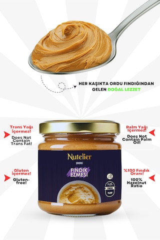 Nutelier Şekerli Fındık Ezmesi 200 G