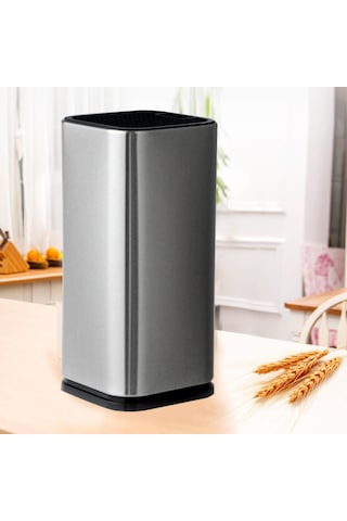 Tutucu Depolama Paslanmaz Çelik Mutfak Bıçağı Büyük Kapasiteli Blok Standı Aracı