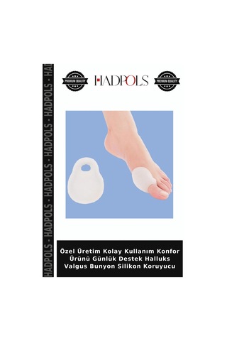 Özel Üretim Kolay Kullanım Konfor Ürünü Günlük Destek Halluks Valgus Bunyon Silikon Koruyucu