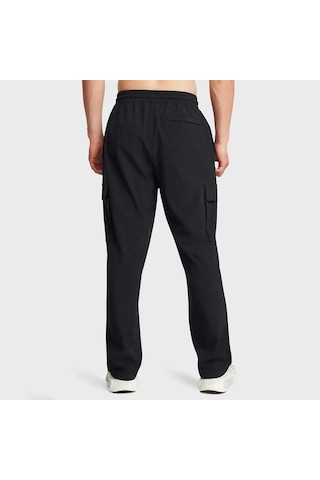 Under Armour Vibe Woven Cargo Erkek Siyah Polo Yaka Tişört