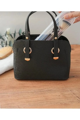 Multix Kilitli Kapak Kalemlik - Makyaj Fırçası Kalem Silgi Düzenl