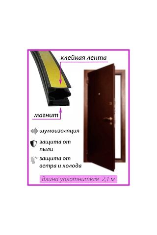 Profilegroup Manyetik Kendinden Yapışkanlı Kapı Conta 14x12 Mm 1 Adet 49899742 2 x 10 M