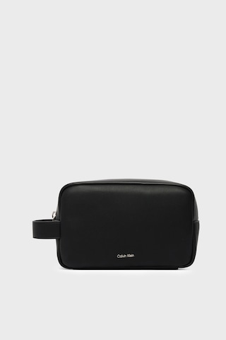 Calvin Klein Logolu Tek Saplı Traş Çantası Erkek Traş Çantası Lv04d1227g Ub1 Siyah