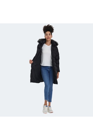 Slazenger GARLIC IN Kadın Mont &amp; Kaban Siyah